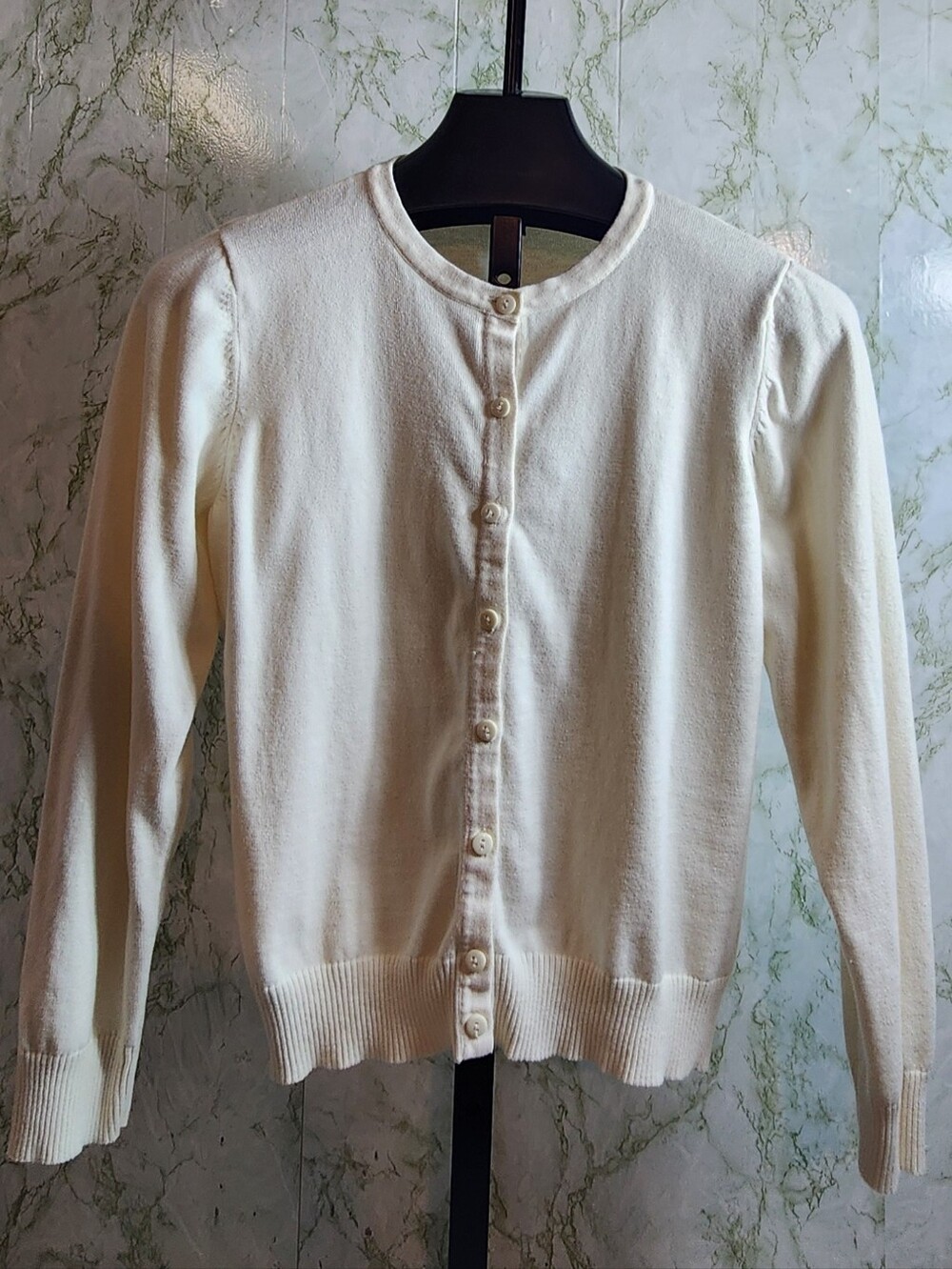 STUDIO WORKS Button Down Cotton Sweater